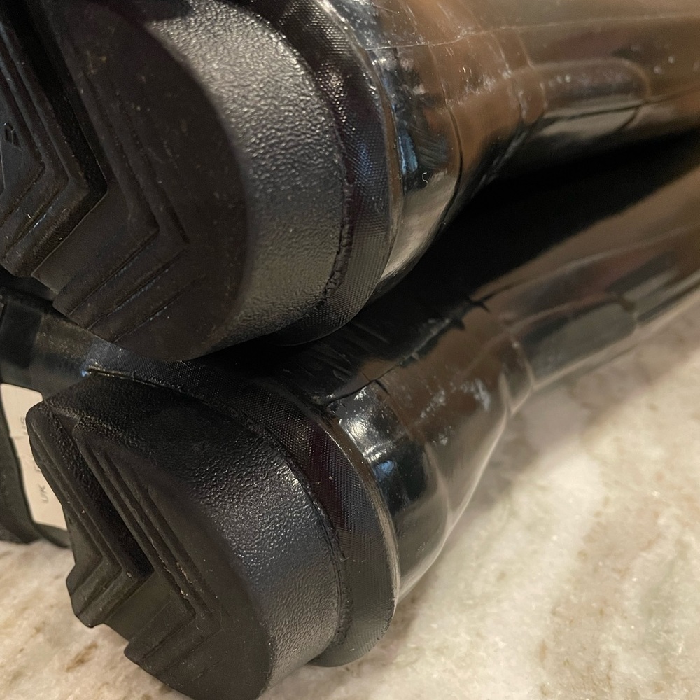 Hunter NWOT Tall Black Rain Boot Size 37 - Picture 6 of 7